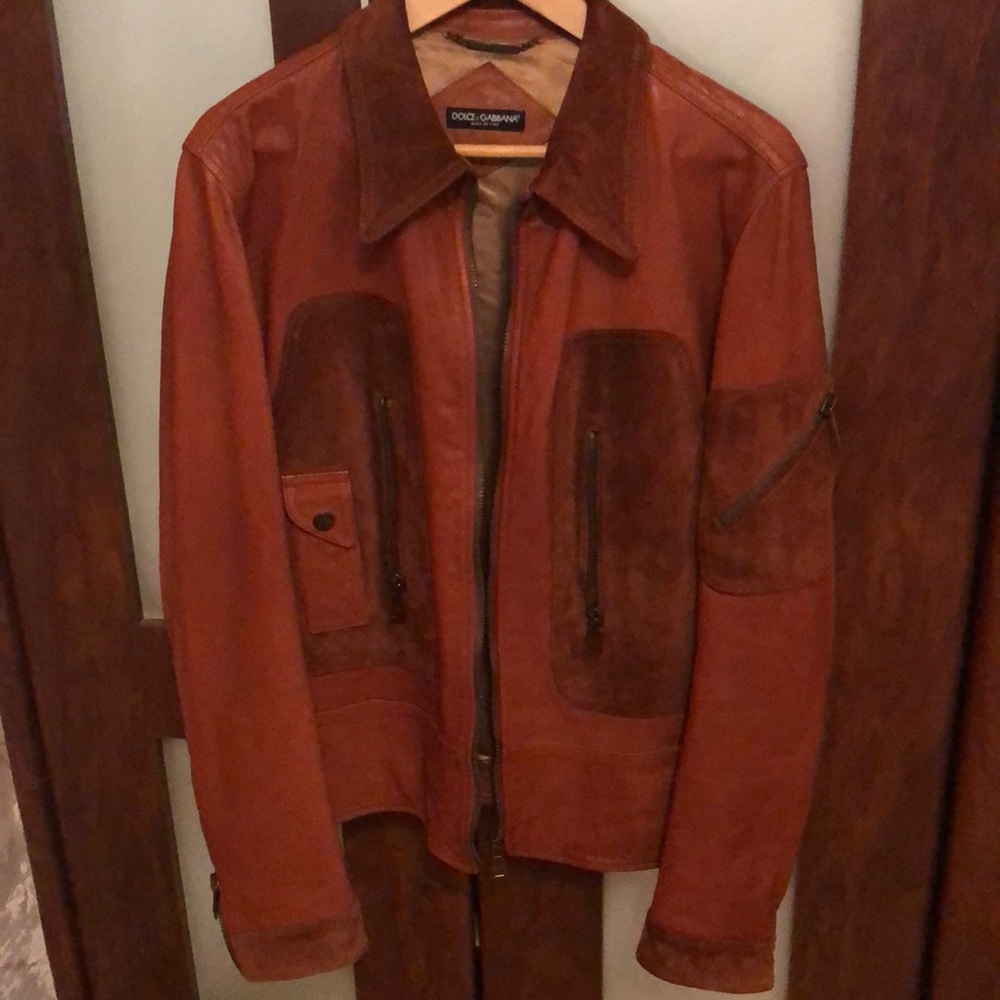 Leather men jacket